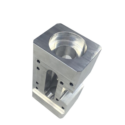 Aluminum Mechanical Block CNC Machining Service Metal Component Making