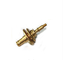 Electro Plated Precision CNC Machined Parts , Brass Bullet CNC Lathe Machining Parts