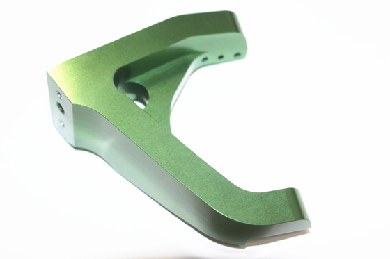 High Precision Aluminum Machined Parts With Green Blue Yellow Colour Anodize