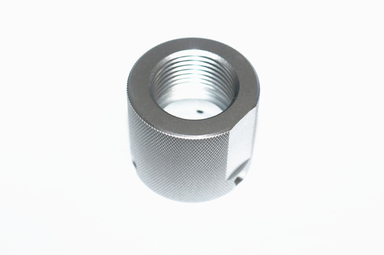 Bright Silver Anodizing CNC Machined Aerospace Parts UNC Standard Threaded