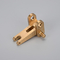 Bronze Bracket Connector Brass Fitting Parts , Bronze Fitting CNC Machined Parts