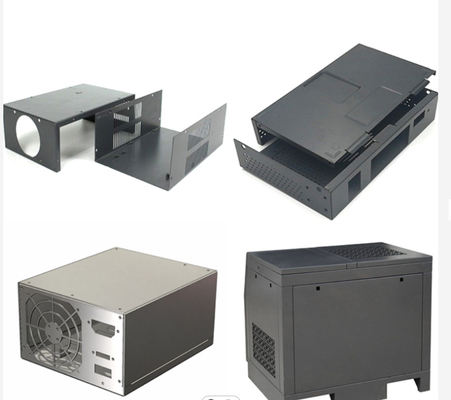 Aluminum Precision Sheet Metal Fabrication Parts With Brushing Anodizing Finish